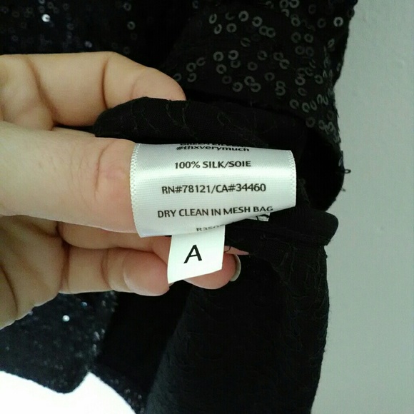 Eileen Fisher silk sequined tank NWT - Picture 5 of 5